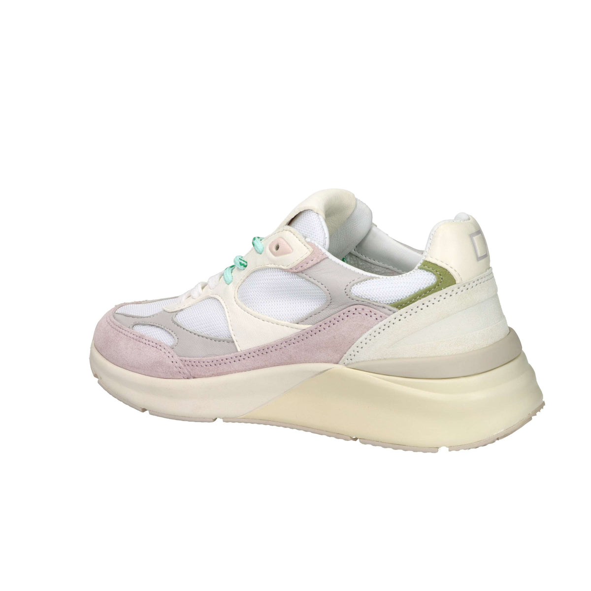 D.A.T.E. Donna Sneakers W441-F2-DR-WP Bianco/Rosa