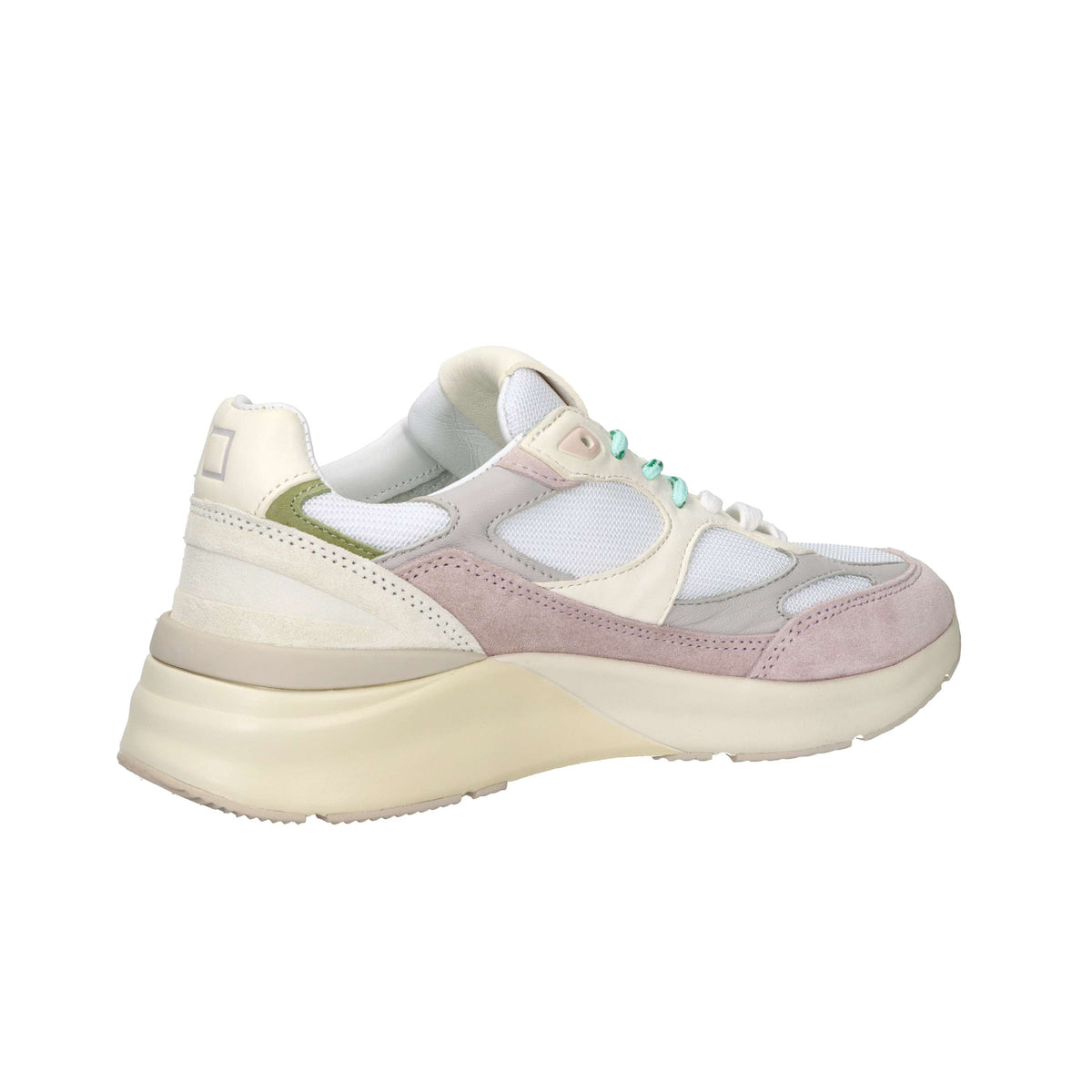 D.A.T.E. Donna Sneakers W441-F2-DR-WP Bianco/Rosa