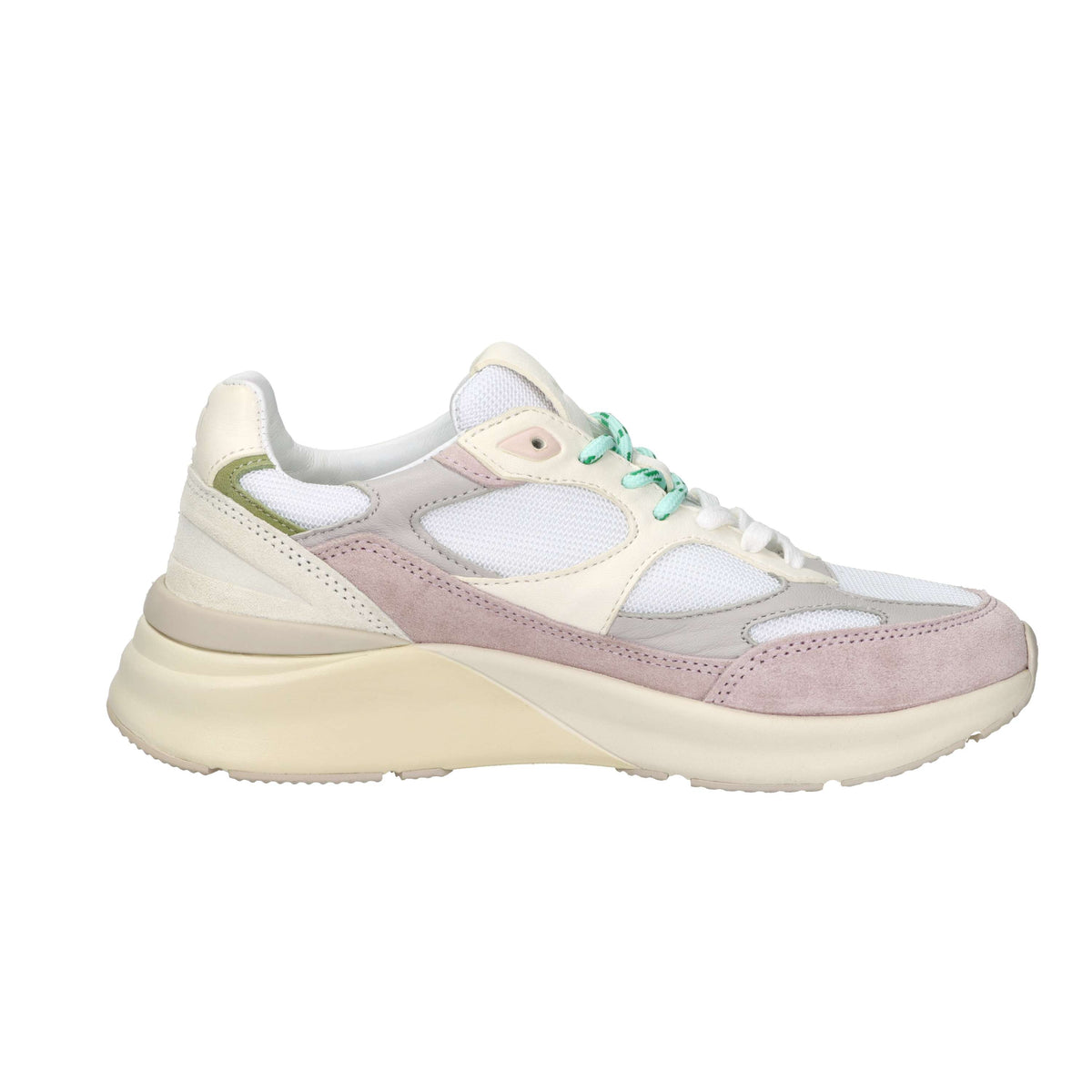 D.A.T.E. Donna Sneakers W441-F2-DR-WP Bianco/Rosa