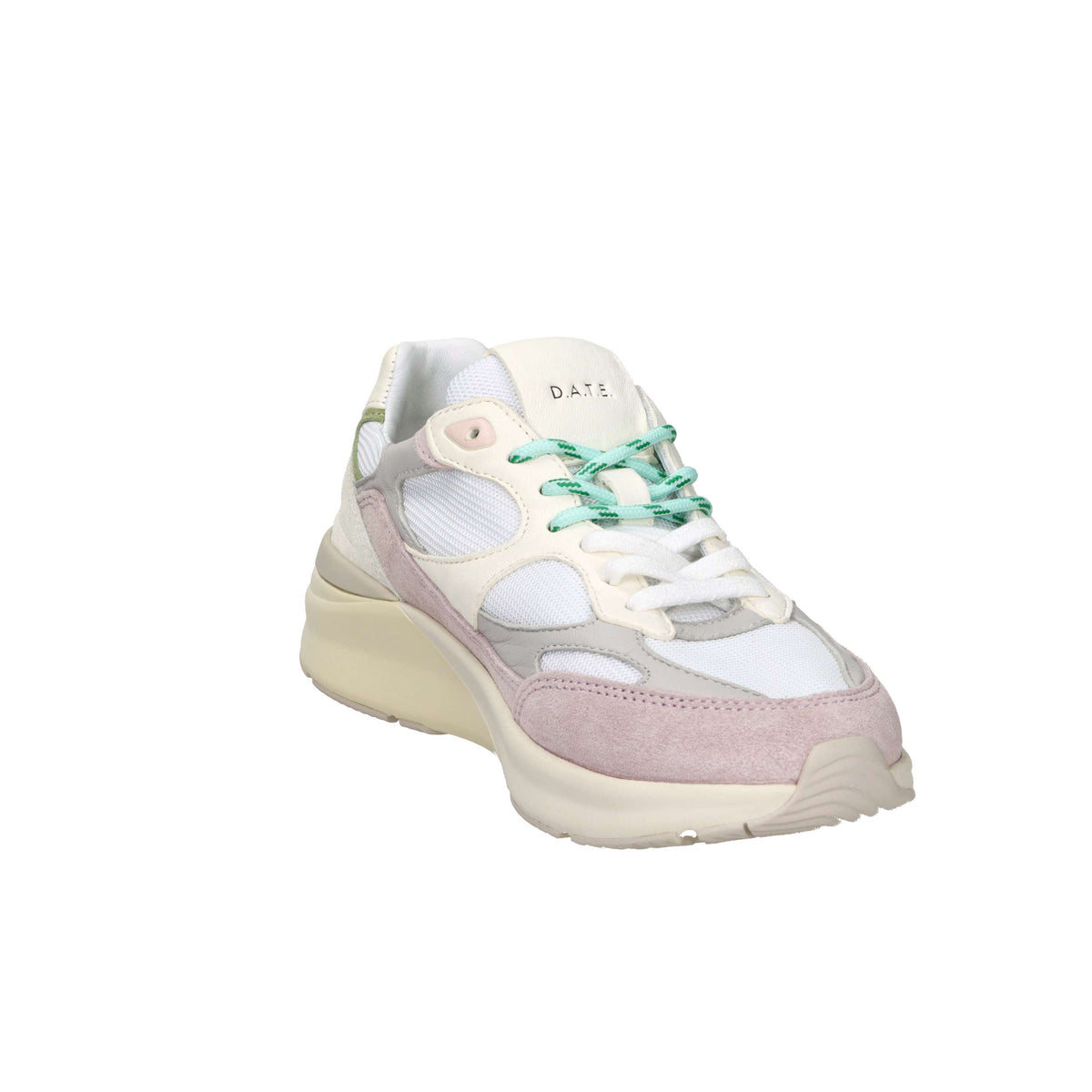 D.A.T.E. Donna Sneakers W441-F2-DR-WP Bianco/Rosa