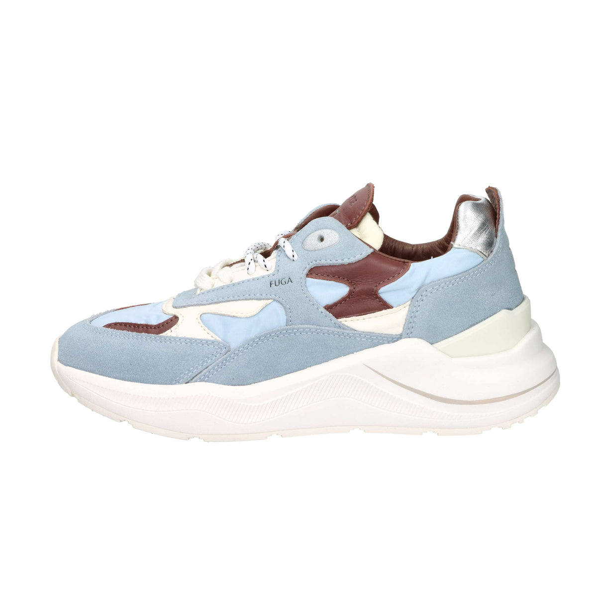 D.A.T.E. Donna Sneakers W441-FG-CO-SK Celeste