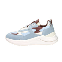 D.A.T.E. Donna Sneakers W441-FG-CO-SK Celeste
