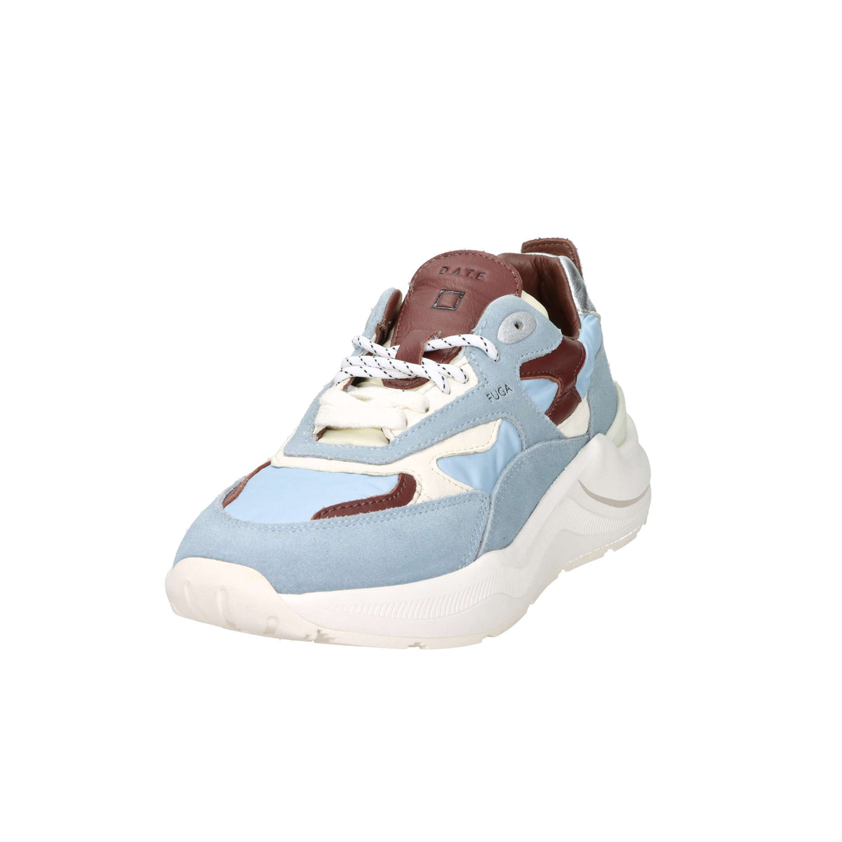 D.A.T.E. Donna Sneakers W441-FG-CO-SK Celeste