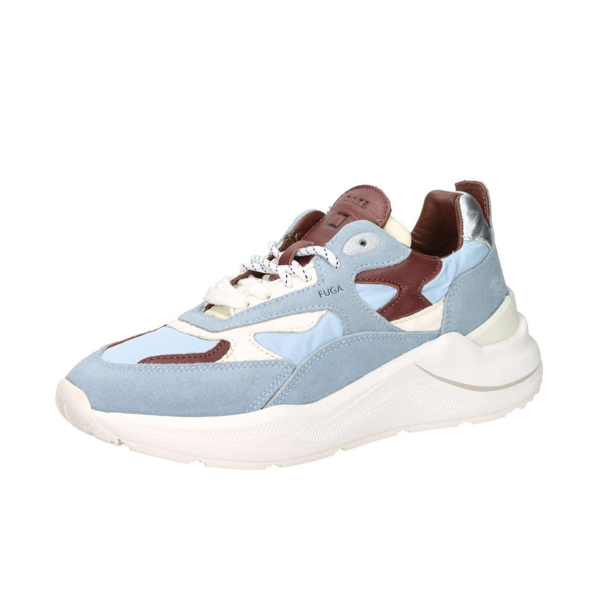 D.A.T.E. Donna Sneakers W441-FG-CO-SK Celeste