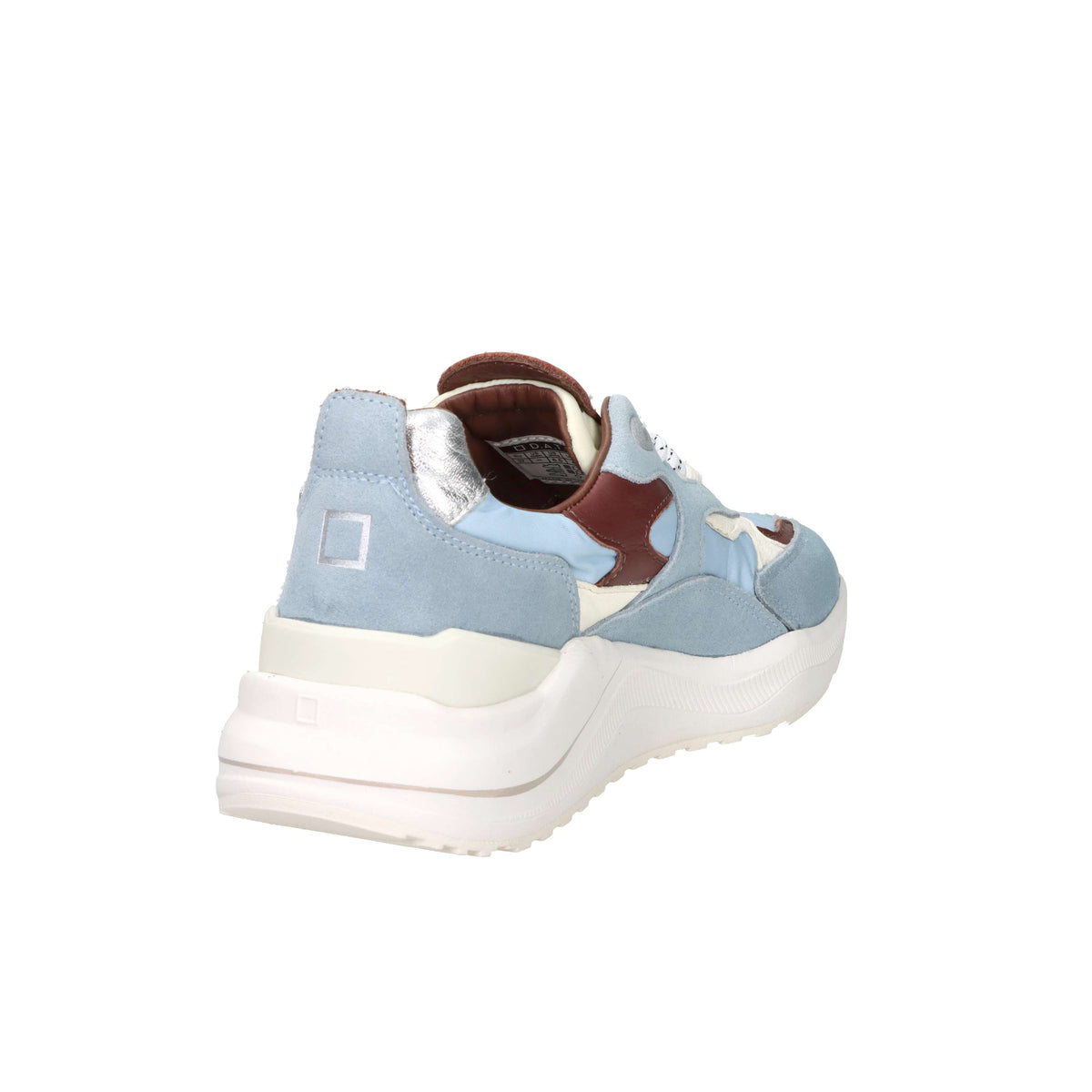 D.A.T.E. Donna Sneakers W441-FG-CO-SK Celeste