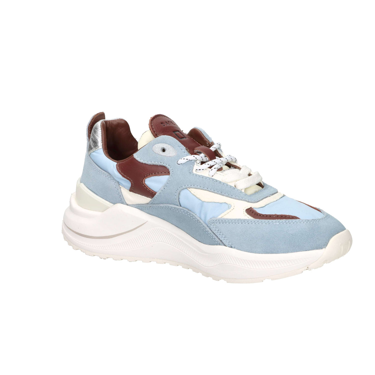 D.A.T.E. Donna Sneakers W441-FG-CO-SK Celeste