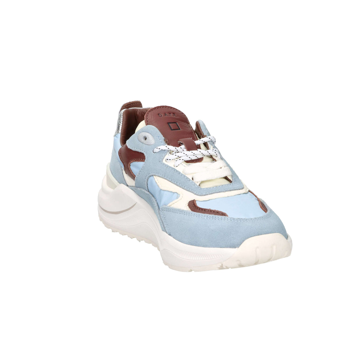 D.A.T.E. Donna Sneakers W441-FG-CO-SK Celeste