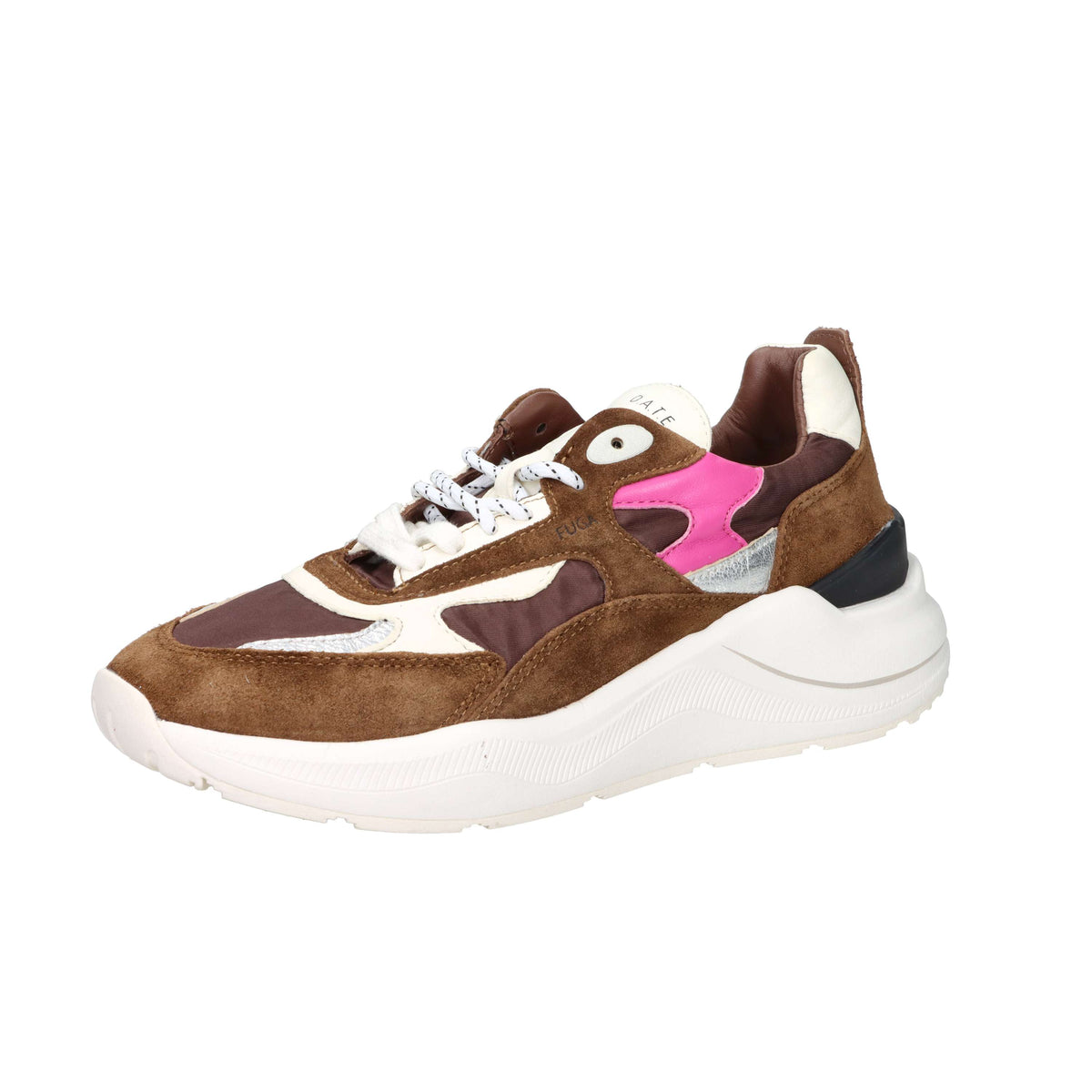 D.A.T.E. Femme Baskets W441-FG-CO-BR Marron