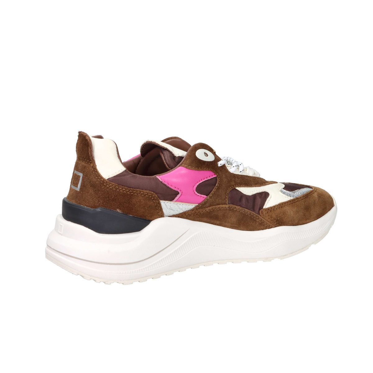 D.A.T.E. Femme Baskets W441-FG-CO-BR Marron