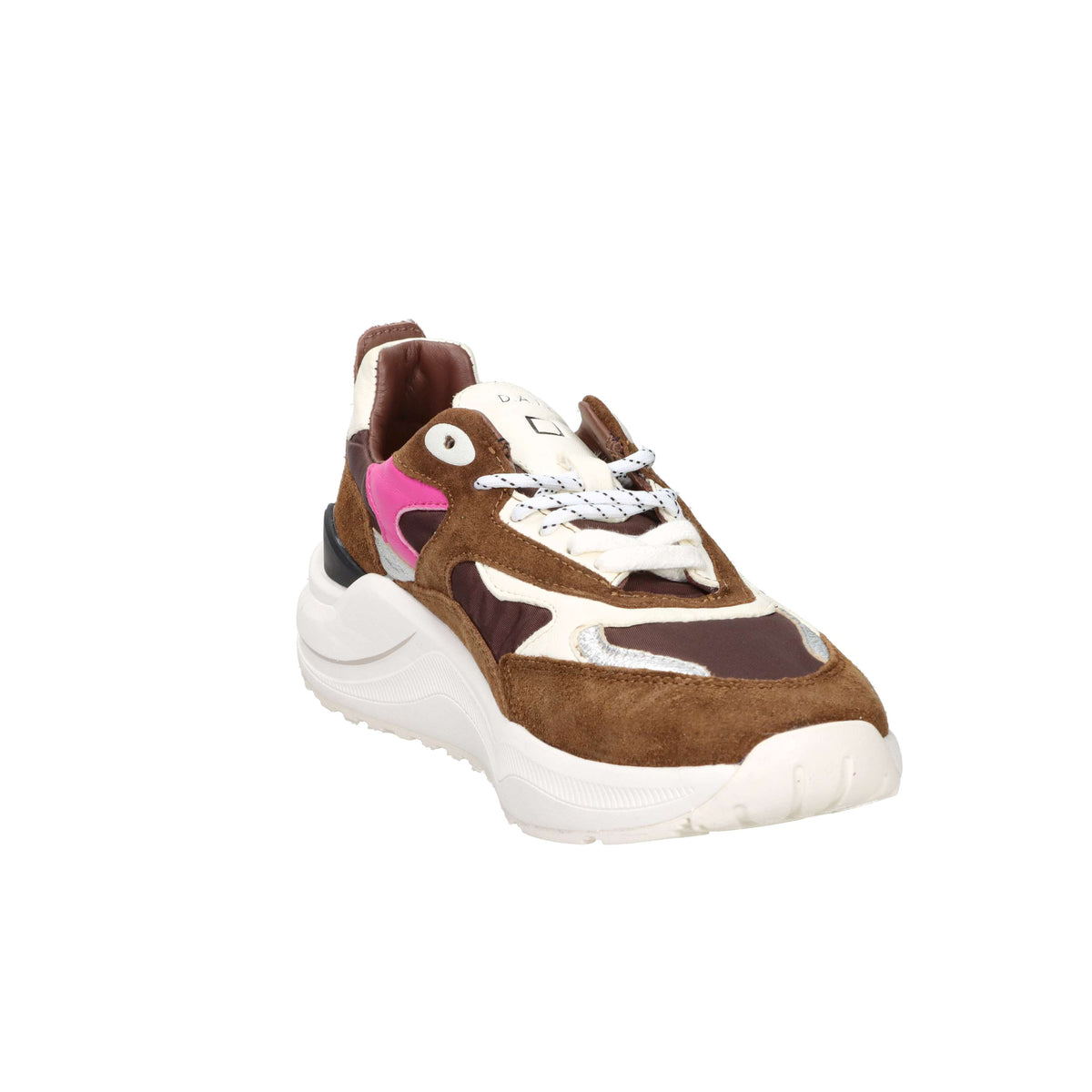 D.A.T.E. Femme Baskets W441-FG-CO-BR Marron