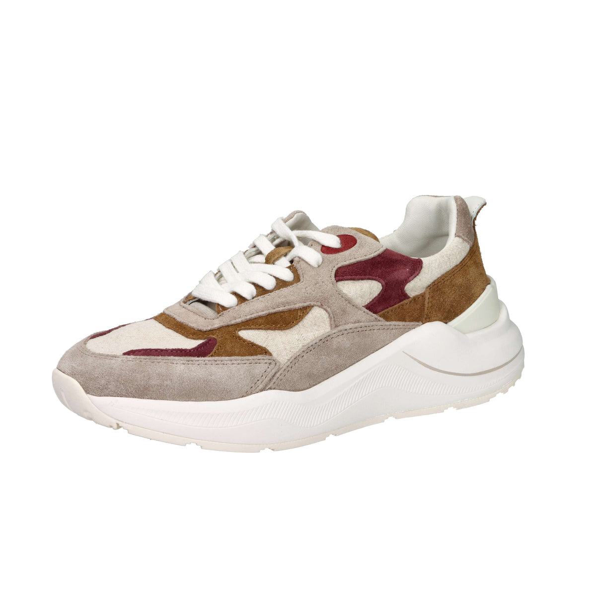 D.A.T.E. Donna Sneakers W441-FG-LI-BI Taupe