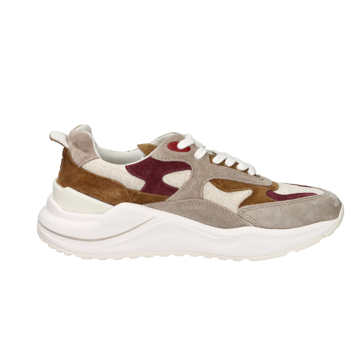 D.A.T.E. Donna Sneakers W441-FG-LI-BI Taupe