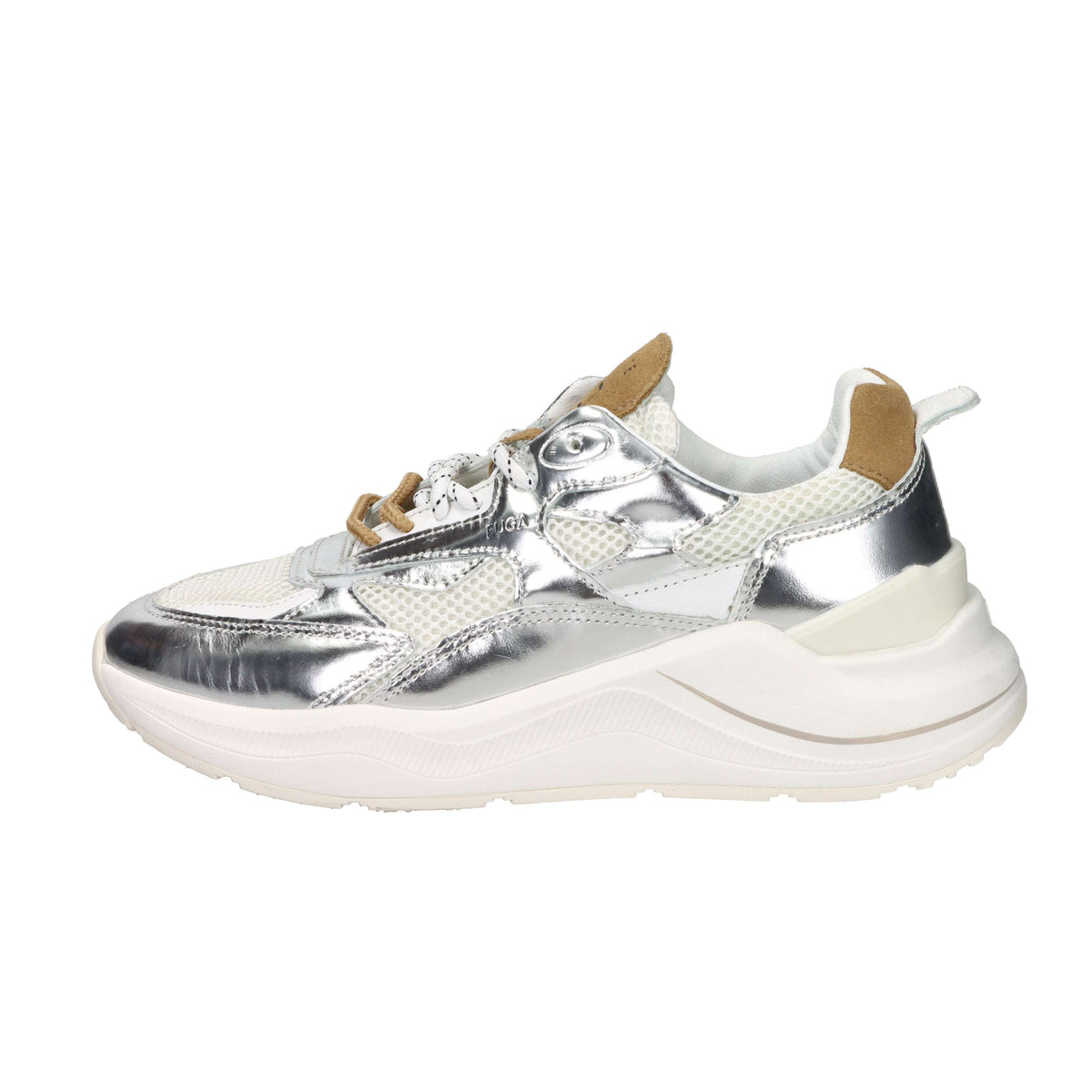 D.A.T.E. Women's Sneakers W441-FG-MR-RS White/Silver