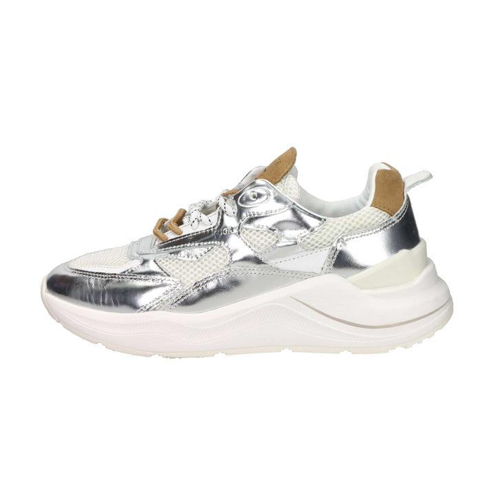 D.A.T.E. Donna Sneakers W441-FG-MR-RS Bianco/Argento