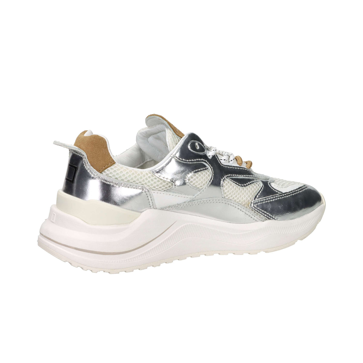 D.A.T.E. Women's Sneakers W441-FG-MR-RS White/Silver