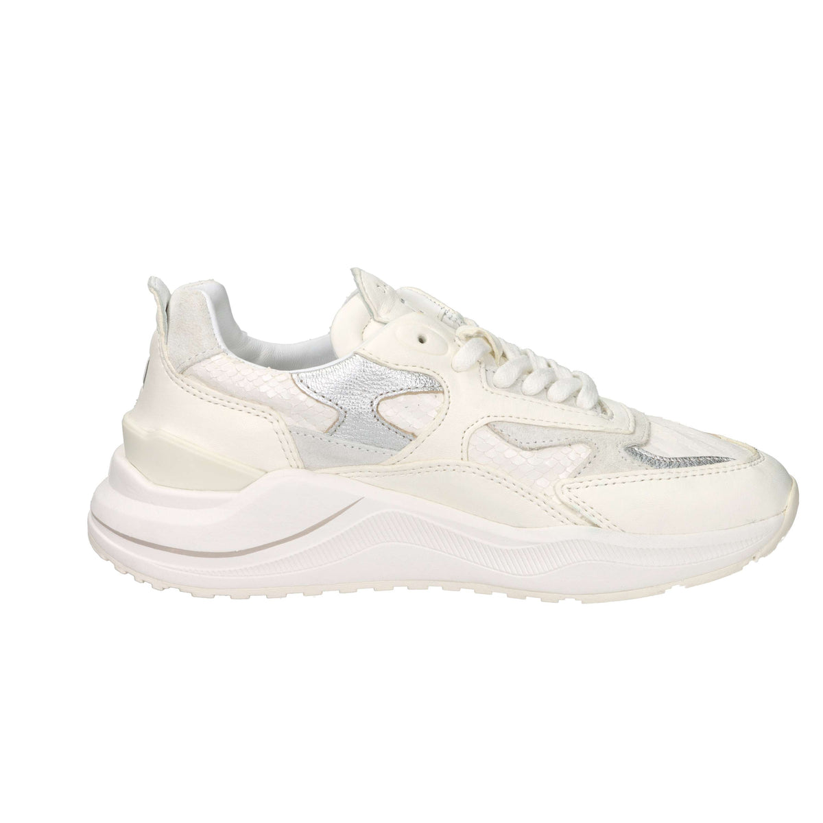 D.A.T.E. Donna Sneakers W441-FG-AN-PS Panna