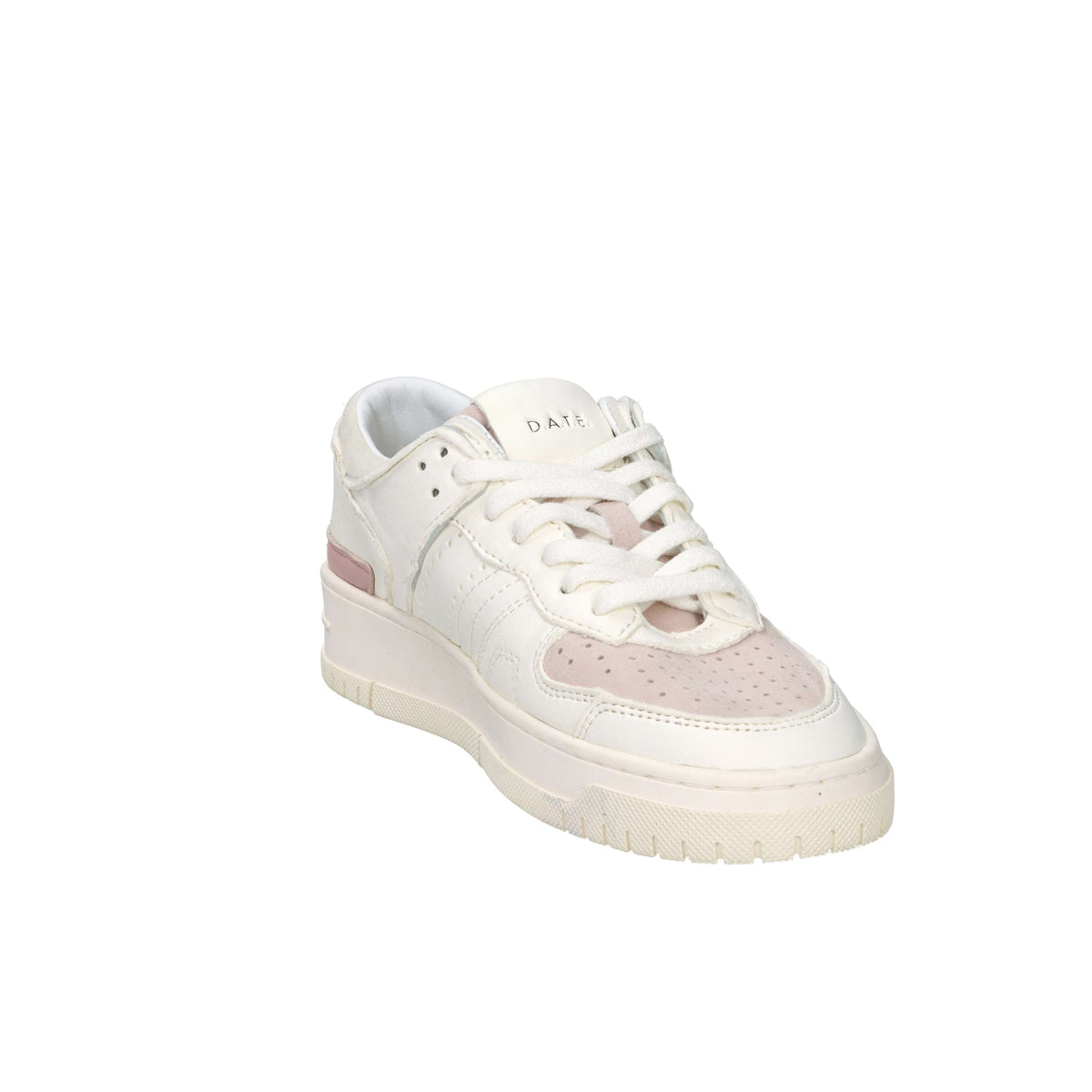 D.A.T.E. Donna Sneakers W441-TO-SF-WX Bianco/Rosa