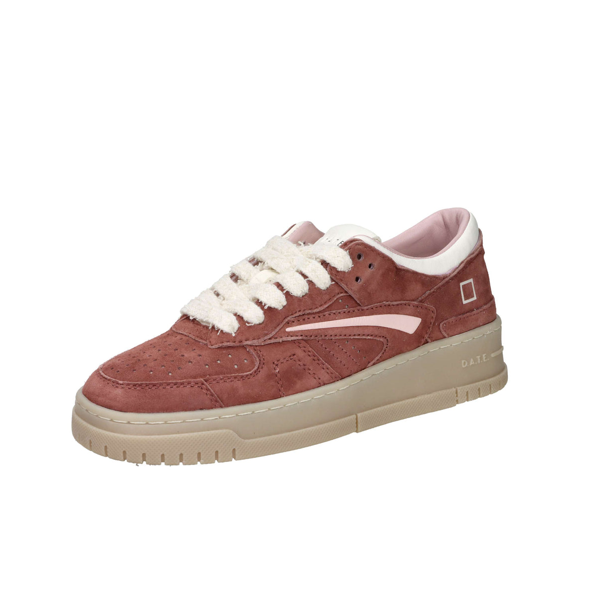D.A.T.E. Baskets Femme W441-TO-BK-RU Mattone