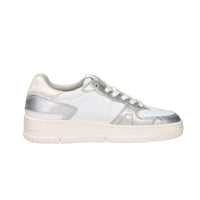 D.A.T.E. Zapatillas para mujer W441-TO-LM-WS Blanco/Plata