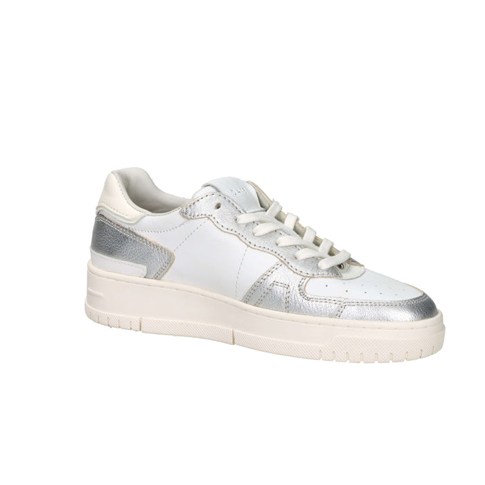 D.A.T.E. Zapatillas para mujer W441-TO-LM-WS Blanco/Plata