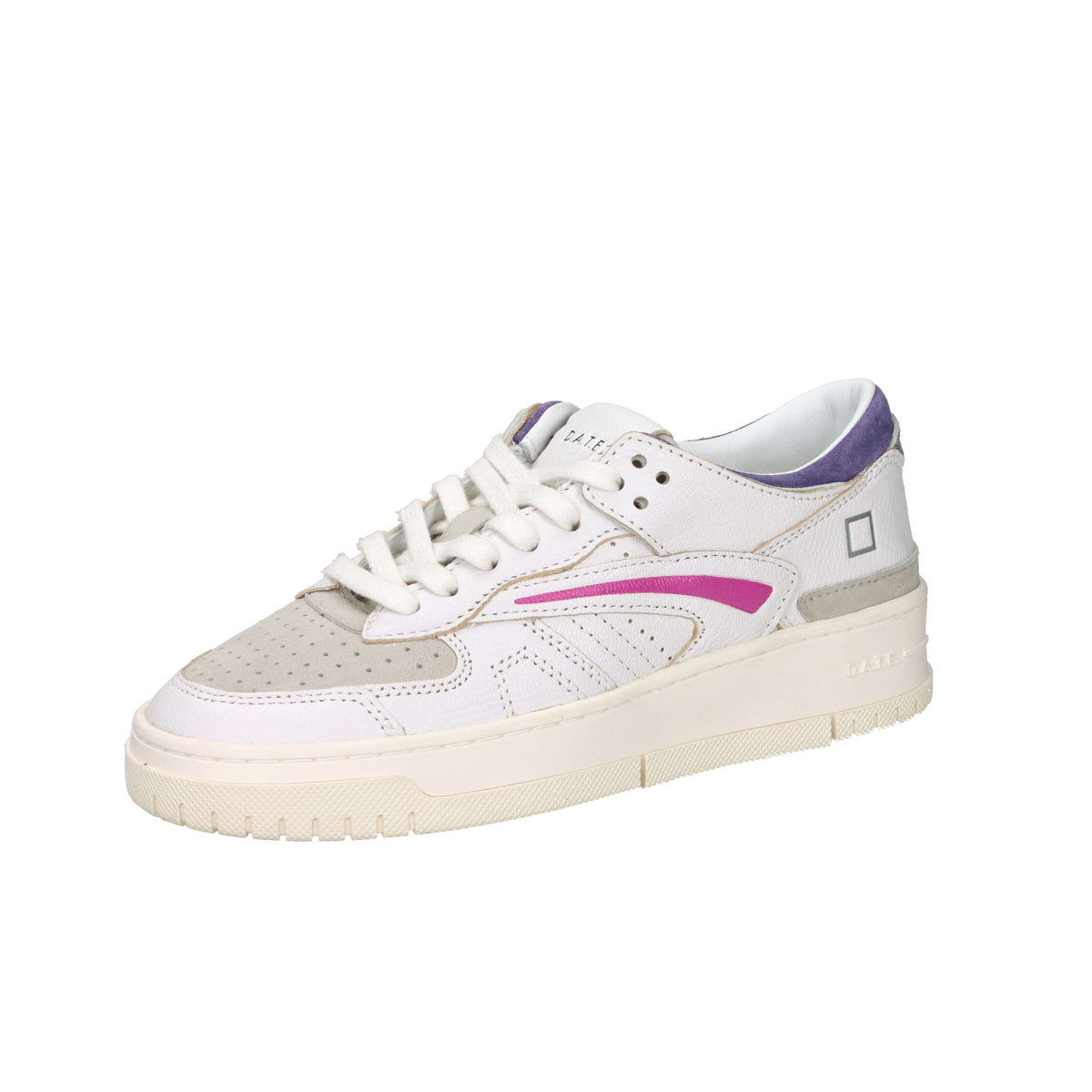 D.A.T.E. Donna Sneakers W441-TO-NT-WF Bianco/Viola