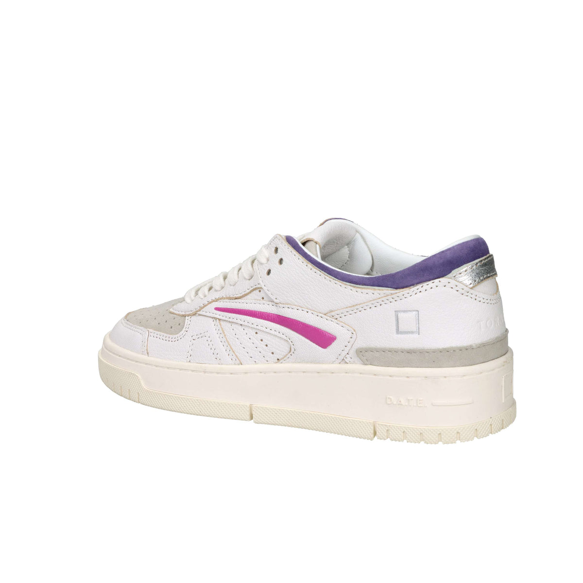D.A.T.E. Donna Sneakers W441-TO-NT-WF Bianco/Viola