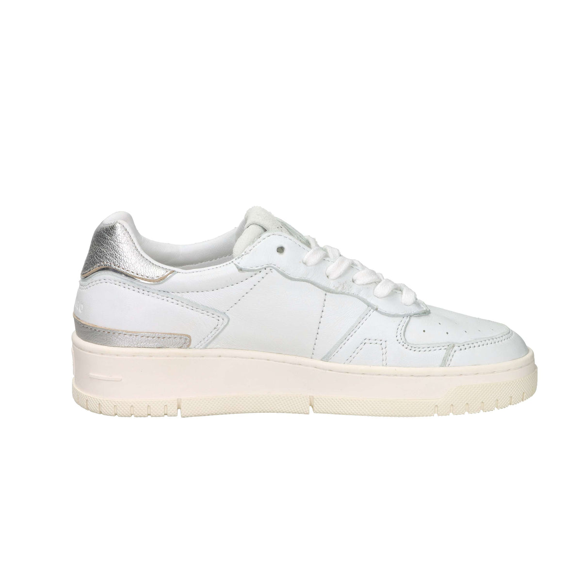 D.A.T.E. Donna Sneakers W441-TO-SH-WS Bianco/Argento
