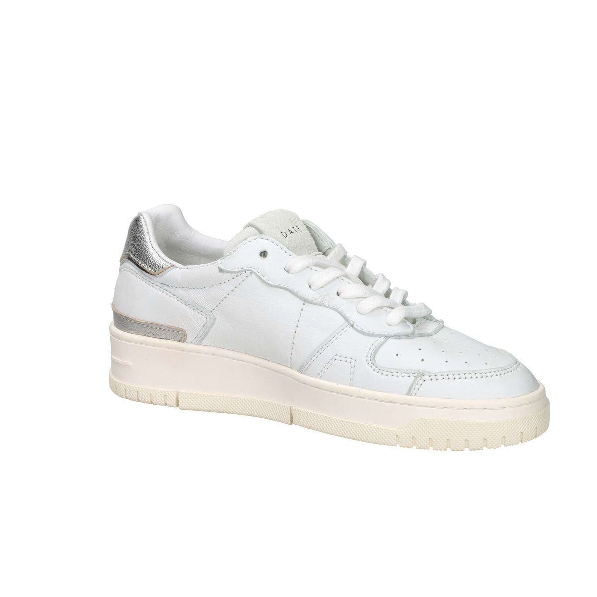 D.A.T.E. Donna Sneakers W441-TO-SH-WS Bianco/Argento