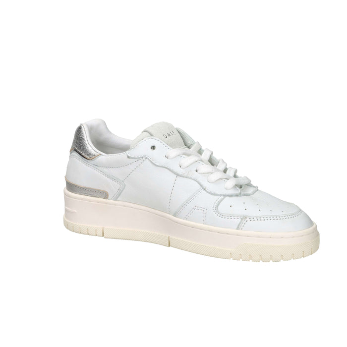 D.A.T.E. Donna Sneakers W441-TO-SH-WS Bianco/Argento