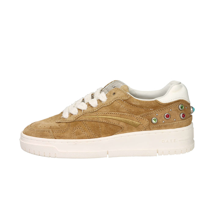 D.A.T.E. Zapatillas para mujer W441-TP-SS-CU Cuero