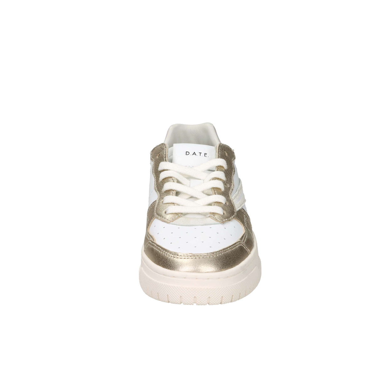 D.A.T.E. Donna Sneakers W441-TP-LM-WM Bianco/Oro