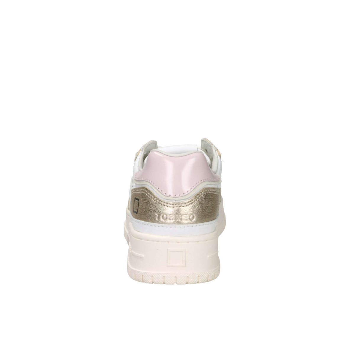 D.A.T.E. Donna Sneakers W441-TP-LM-WM Bianco/Oro