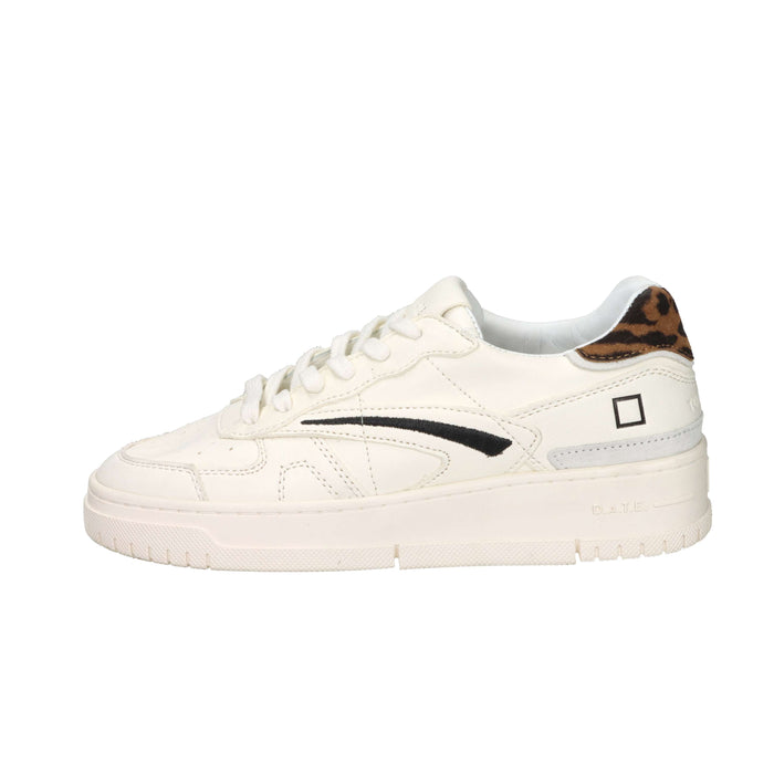 D.A.T.E. Donna Sneakers W441-TP-AN-WD Panna/Nero
