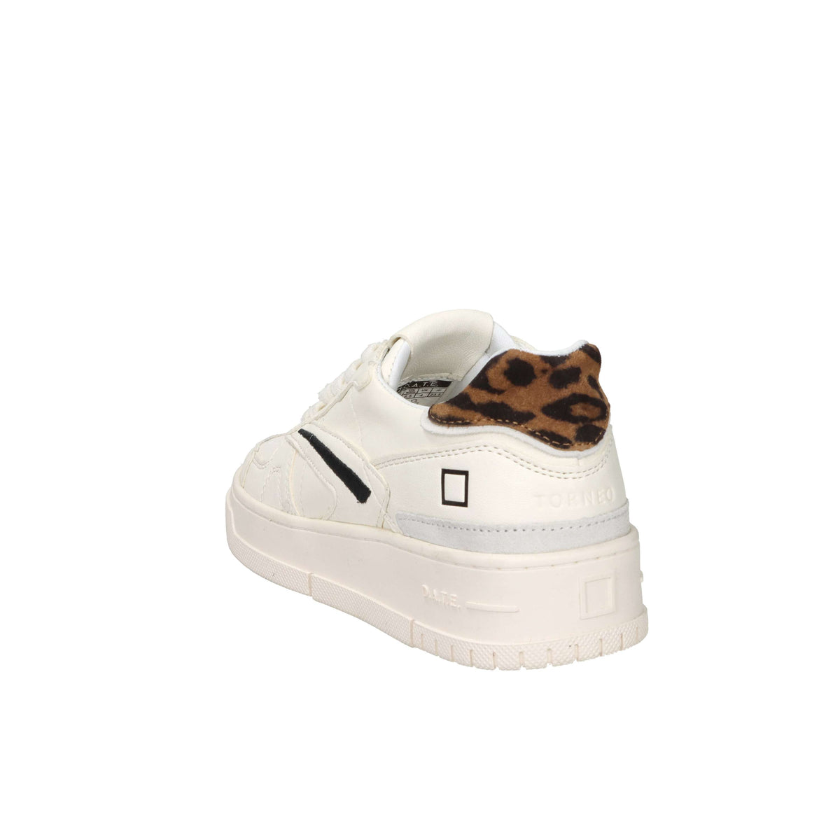 D.A.T.E. Donna Sneakers W441-TP-AN-WD Panna/Nero