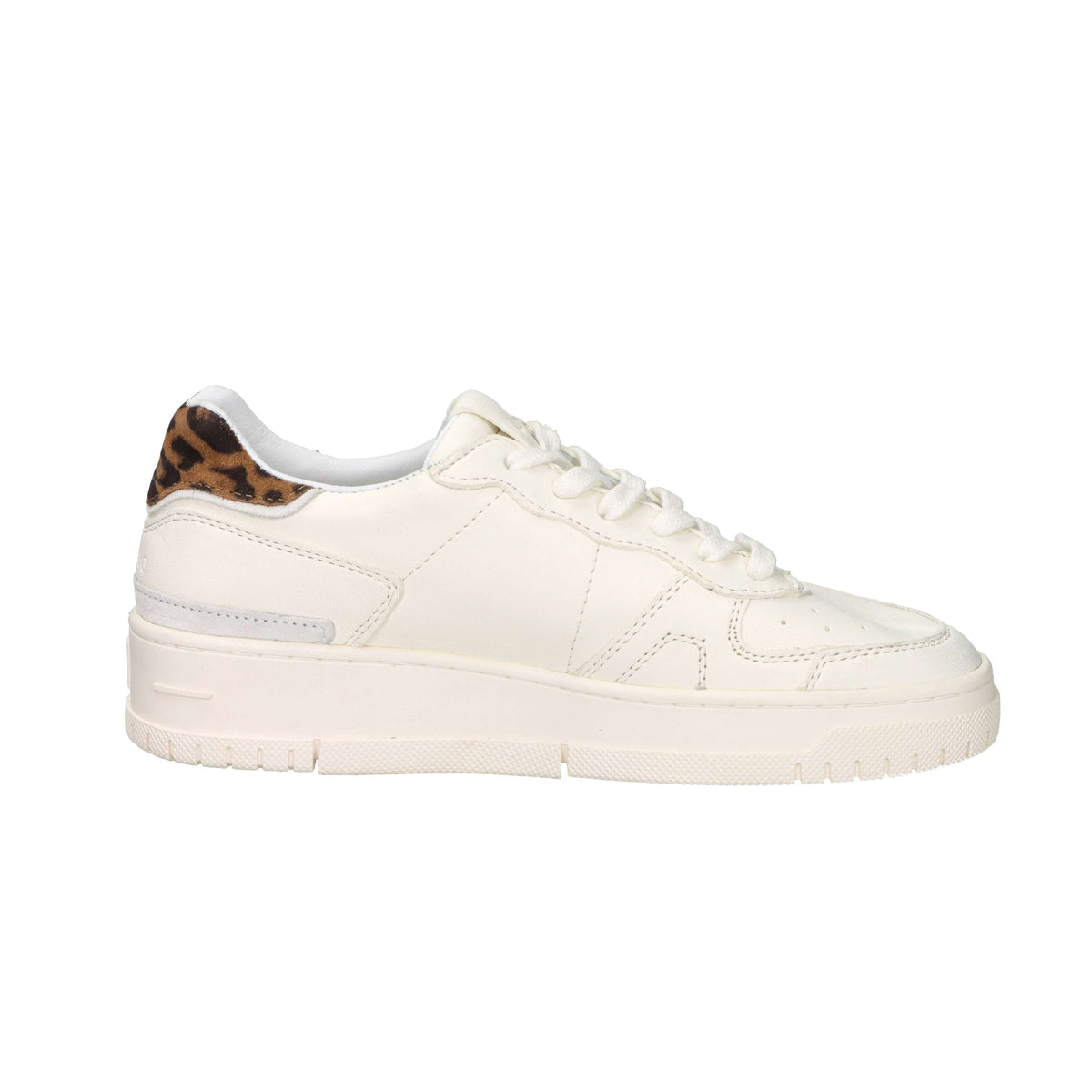 D.A.T.E. Donna Sneakers W441-TP-AN-WD Panna/Nero