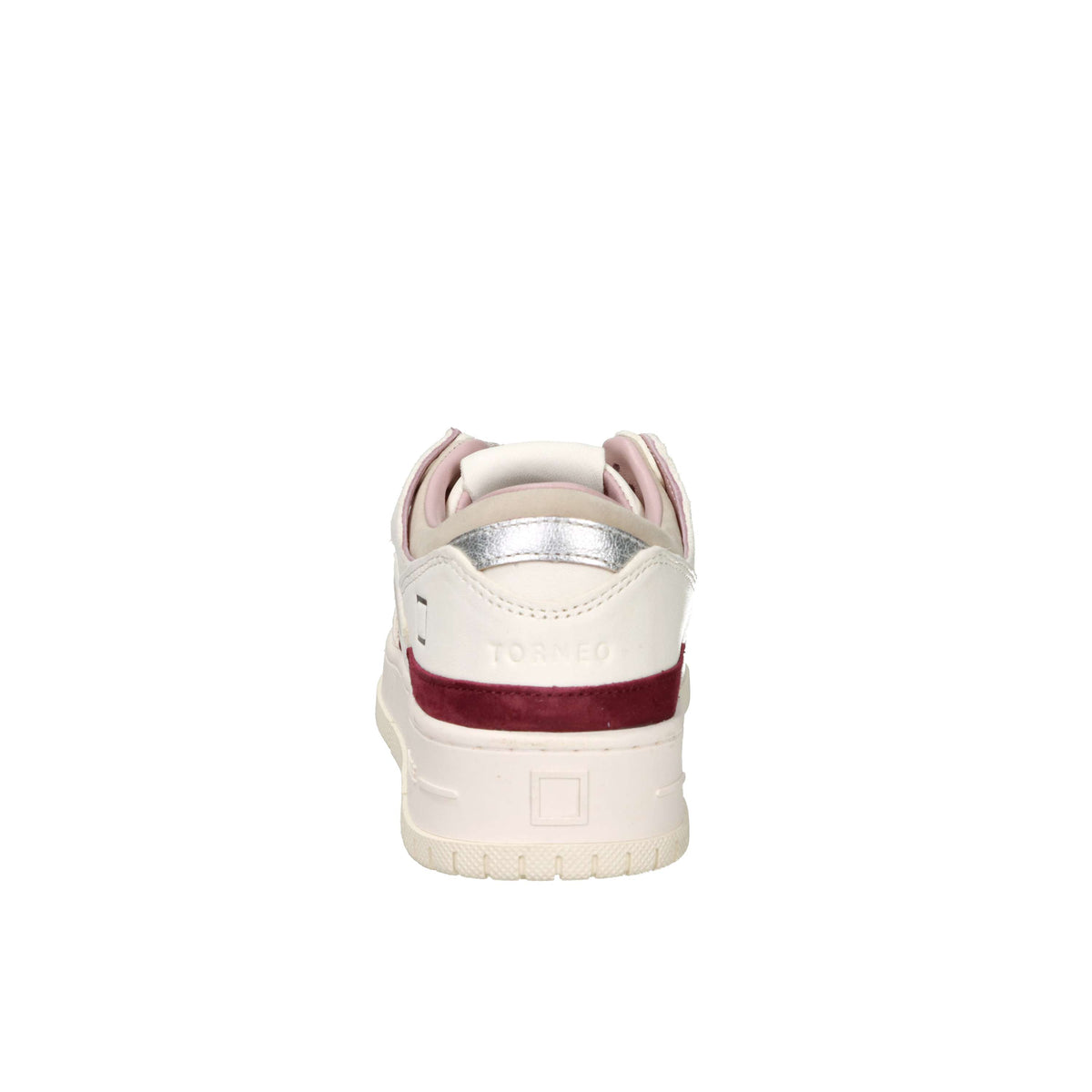 D.A.T.E. Baskets Femme W441-TO-CO-BX Crème/Bordeaux