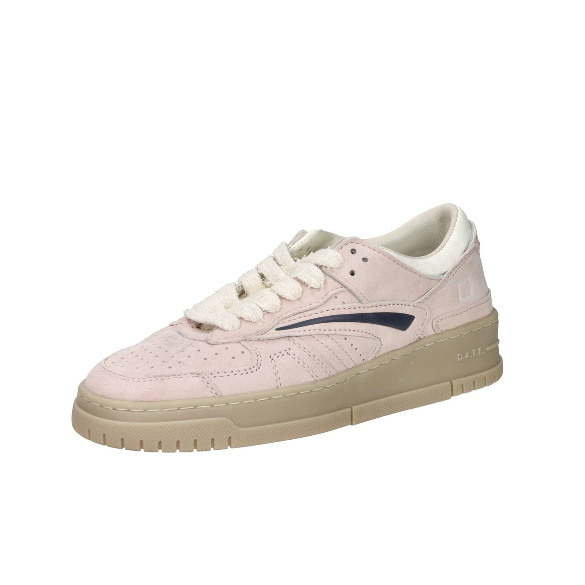D.A.T.E. Femme Baskets W441-TO-BK-PK Rose