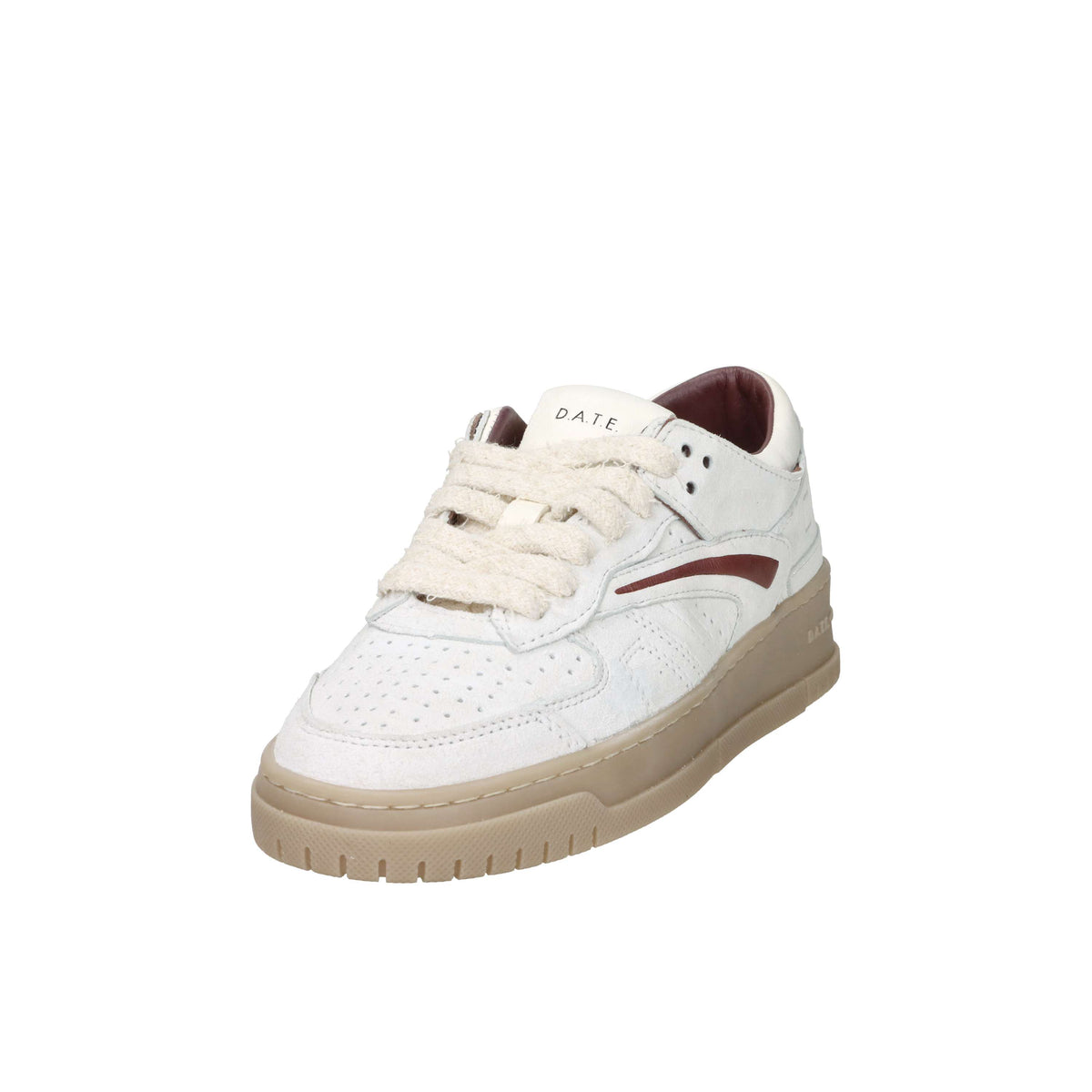 D.A.T.E. Femme Baskets W441-TO-BK-WH Glace