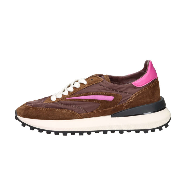 D.A.T.E. Women's Sneakers W441-AT-NY-BR Brown