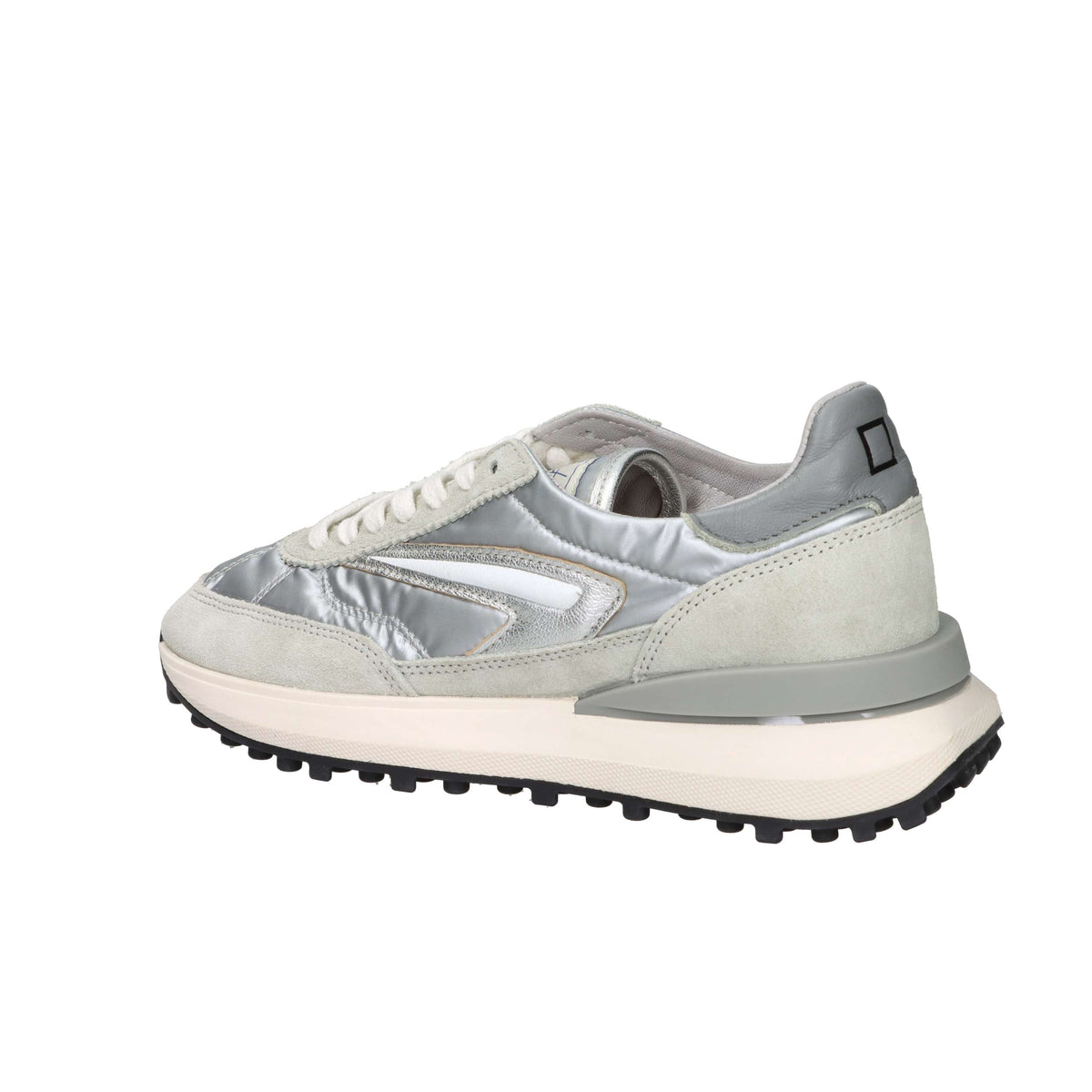 D.A.T.E. Donna Sneakers W441-AT-NY-SL Argento