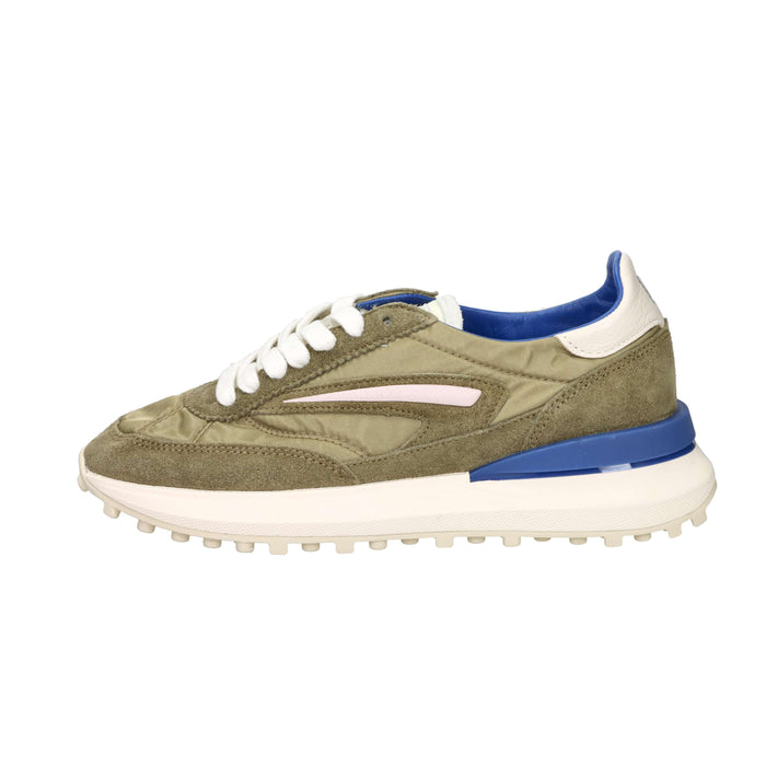 D.A.T.E. Donna Sneakers W441-AT-NY-MS Verde militare