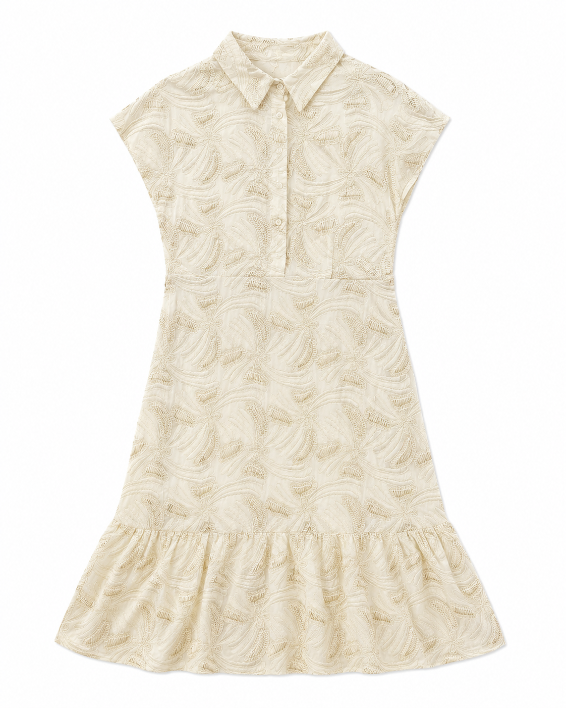Take Two Women's Dress DK02717 Cream