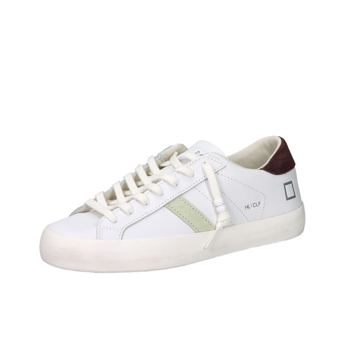 D.A.T.E. Donna Sneakers W441-HL-CA-TH Bianco/Marrone