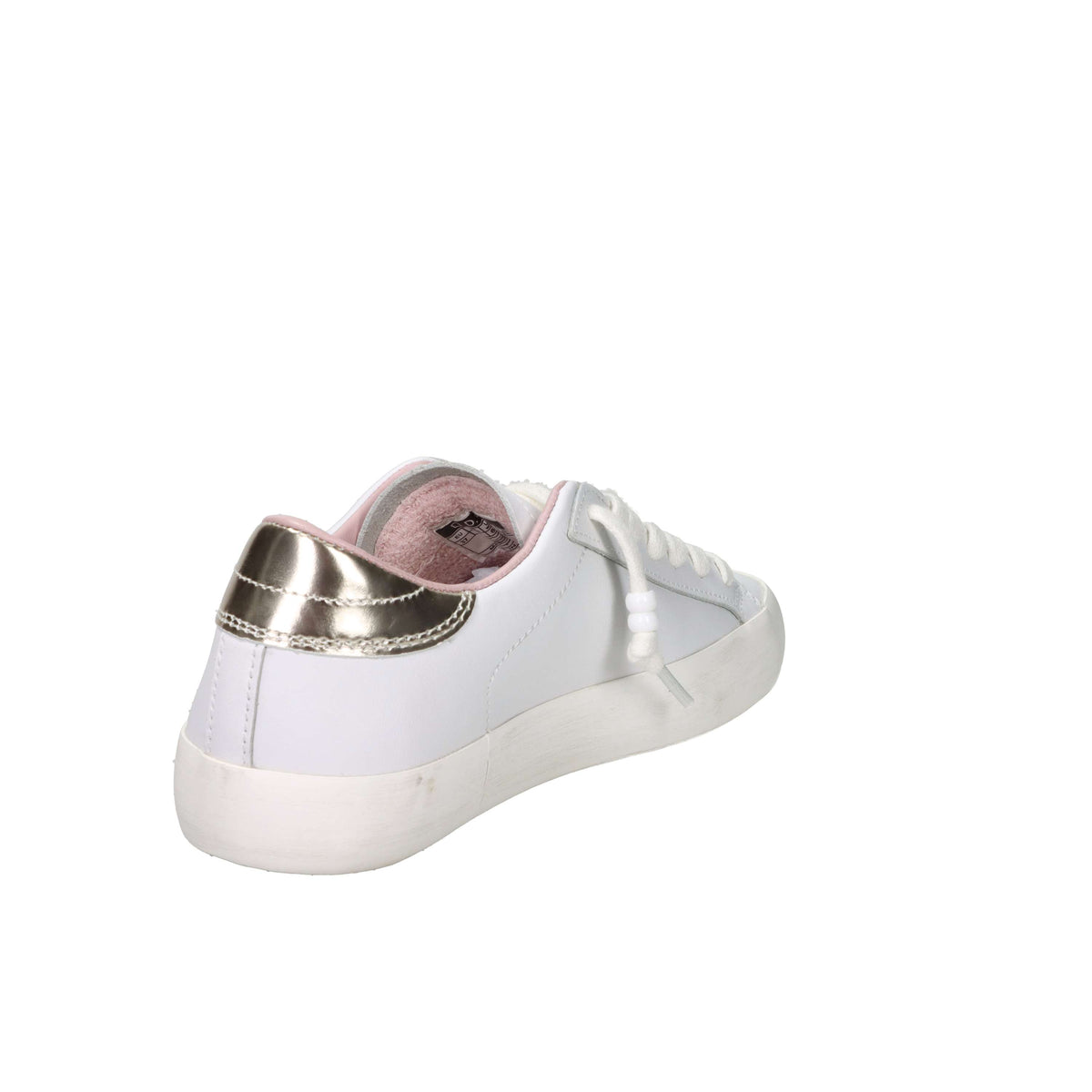 D.A.T.E. Donna Sneakers W441-HL-CA-WM Bianco/Rosa