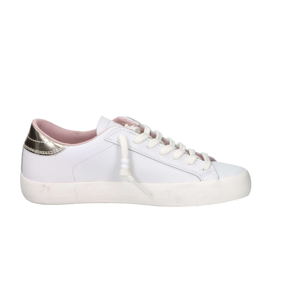 D.A.T.E. Donna Sneakers W441-HL-CA-WM Bianco/Rosa