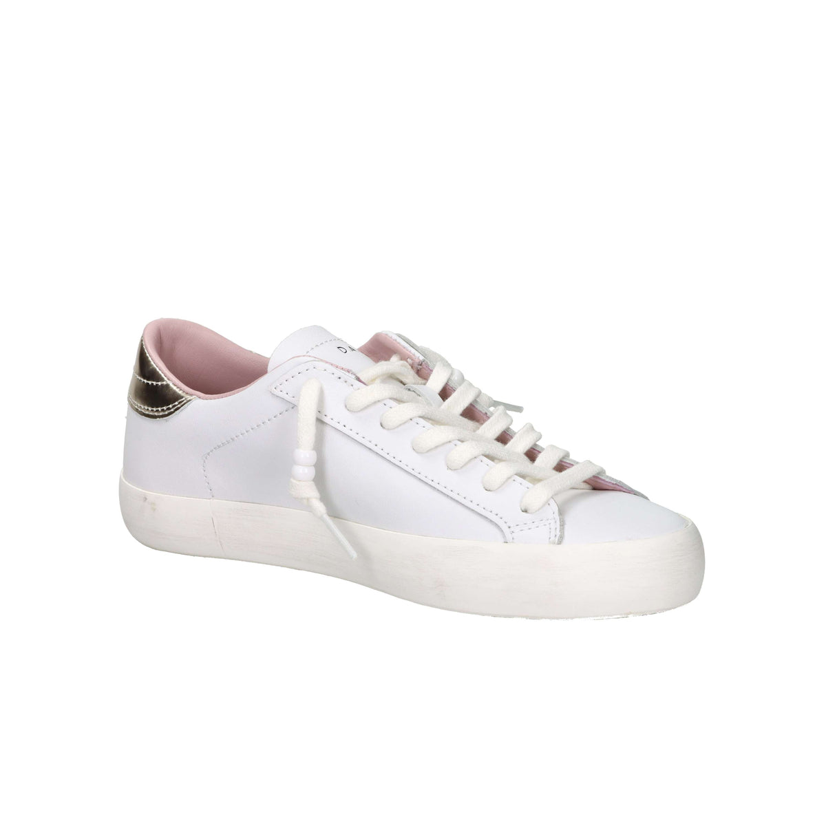 D.A.T.E. Donna Sneakers W441-HL-CA-WM Bianco/Rosa