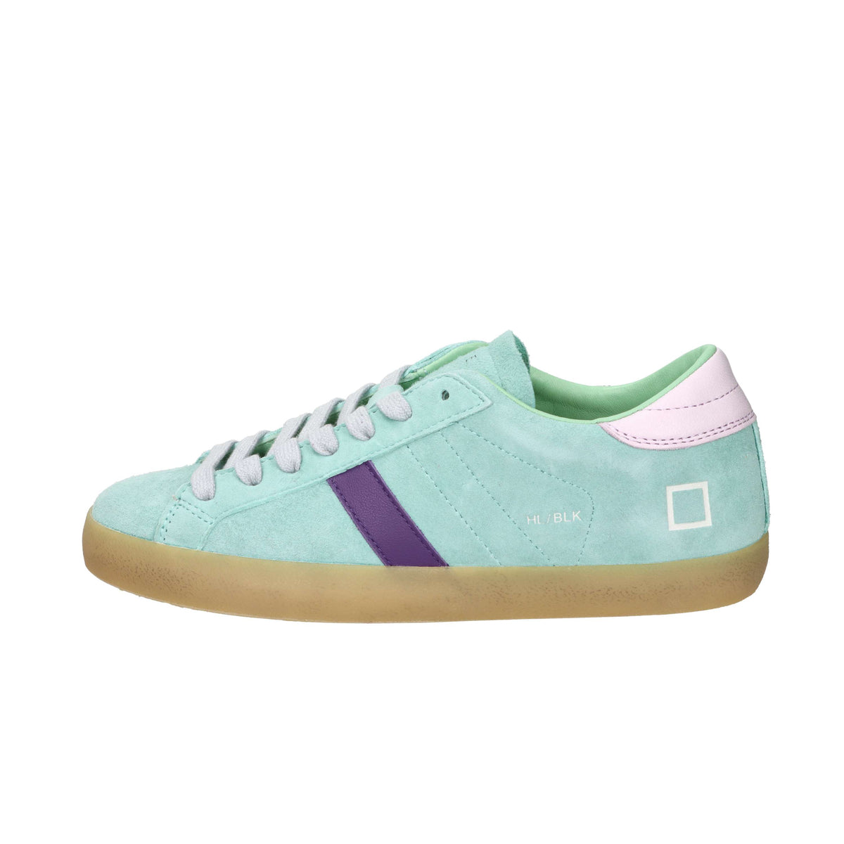 D.A.T.E. Donna Sneakers W441-HL-BK-ER Acquamarina