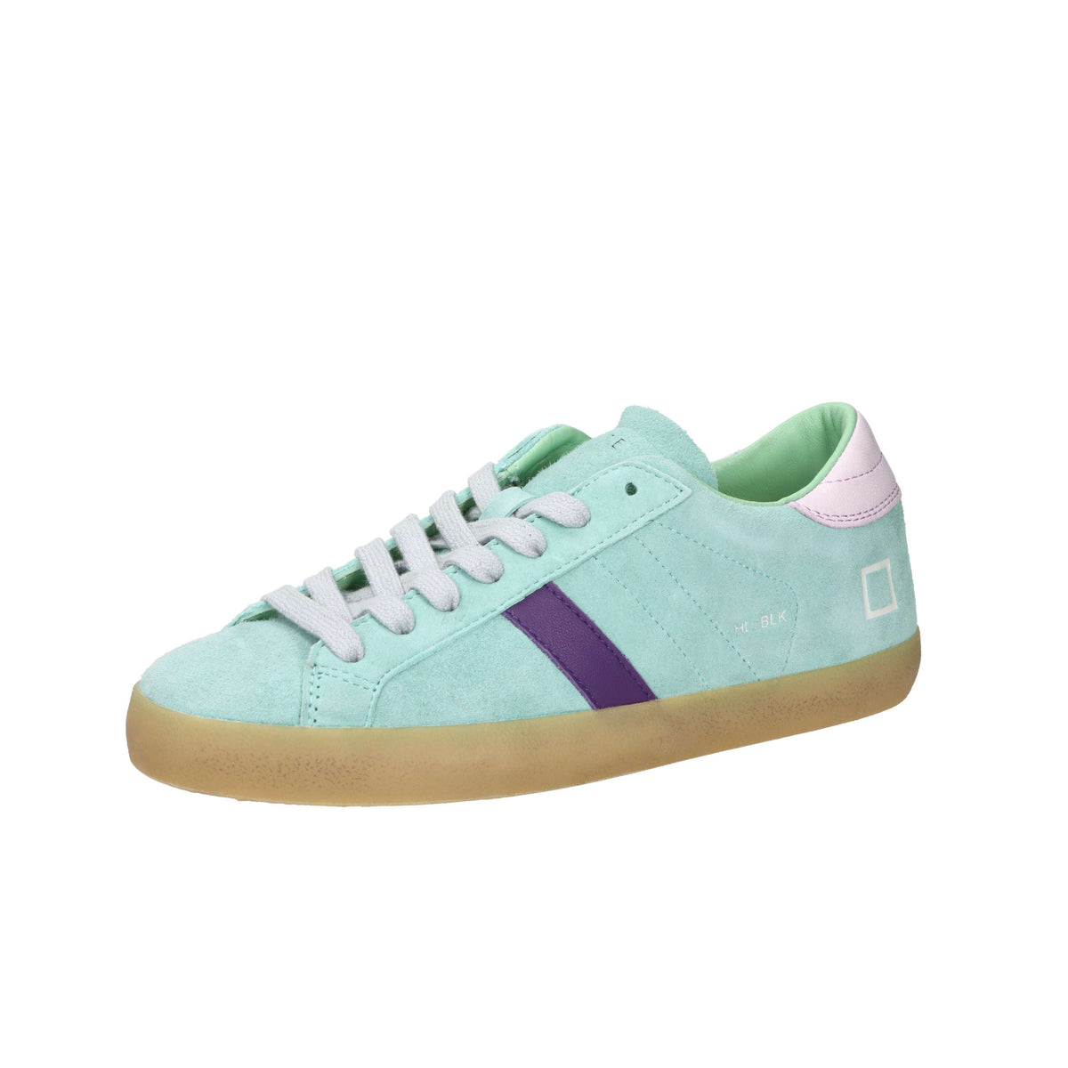 D.A.T.E. Donna Zapatillas W441-HL-BK-ER Aguamarina