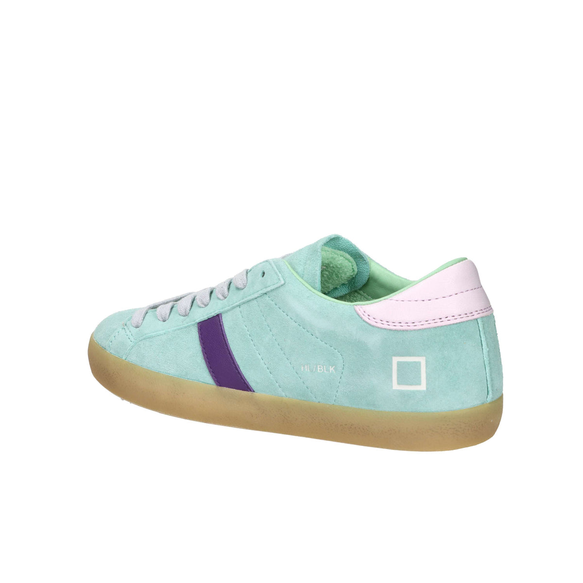 D.A.T.E. Donna Sneakers W441-HL-BK-ER Acquamarina