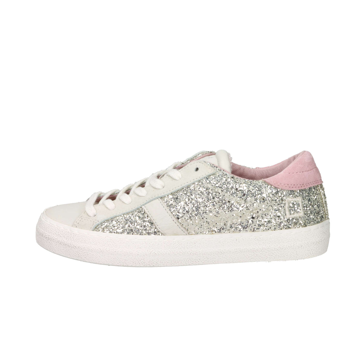 D.A.T.E. Donna Sneakers W441-HL-GL-PL Bianco/Oro